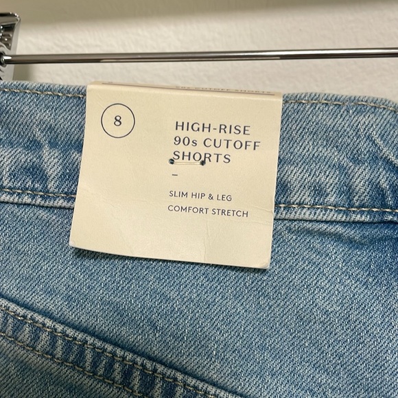 Universal Thread High Rise 90s Cut Off Denim Shorts Size 8 New With Tags - Picture 6 of 7